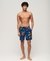 RECYCLED HAWAIIAN PRINT 17" SWIM SHORTS