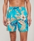 RECYCLED HAWAIIAN PRINT 17" SWIM SHORTS