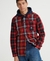 DENIM GOODS HOODED SHIRT