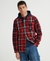 DENIM GOODS HOODED SHIRT