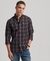 COTTON CHECK MERCHANT SHIRT