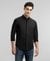SATIN L/S CONCEALED SHIRT