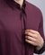 SATIN TWO TONE L/S CON SHIRT