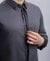 SATIN TWO TONE L/S CON SHIRT