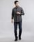 SATIN TWO TONE L/S CON SHIRT