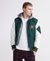 VARSITY HOODED BOMBER JACKET