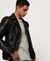 SDRY PREMIUM CLASSIC LEATHER BIKER JACKET