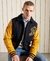 MIXED VARSITY BOMBER JACKET