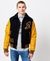 MIXED VARSITY BOMBER JACKET