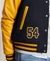 MIXED VARSITY BOMBER JACKET
