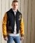MIXED VARSITY BOMBER JACKET
