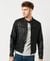 VINTAGE COATED DENIM RACER JACKET