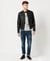 VINTAGE COATED DENIM RACER JACKET