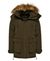 FAUX FUR HOODED EVEREST PARKA JACKET