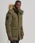 FAUX FUR HOODED EVEREST PARKA JACKET