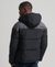 HOODED BOX QUILT PUFFER JACKET