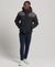 HOODED BOX QUILT PUFFER JACKET