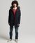 MILITARY FAUX FUR PARKA JACKET