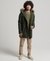 MILITARY FAUX FUR PARKA JACKET