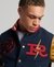 COLLEGE VARSITY PATCH BOMBER JACKET