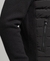 HYBRID KNIT MIX PUFFER COAT