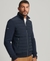 HYBRID KNIT MIX PUFFER COAT