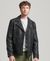 VINTAGE LEATHER BIKER JACKET
