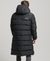 HOODED LONGLINE SPORTS PUFFER JACKET