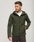FLEECE LINED SOFTSHELL HOODED JACKET