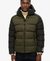 HOOD COLOUR BLOCK SPORT PUFFER