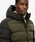 HOOD COLOUR BLOCK SPORT PUFFER