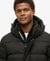 HOODED MICROFIBRE SPORT PUFFER