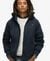 HOODED BONDED KNIT BOMBER JKT