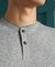 ORGANIC COTTON SHORT SLEEVE HENLEY TOP