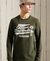 MILITARY LONG SLEEVED GRAPHIC TOP