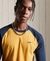 ORGANIC COTTON ESSENTIAL LONG SLEEVED BASEBALL TOP