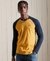 ORGANIC COTTON ESSENTIAL LONG SLEEVED BASEBALL TOP