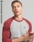 ORGANIC COTTON ESSENTIAL LONG SLEEVED BASEBALL TOP