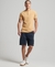 ORGANIC COTTON VINTAGE LOGO EMBROIDERED HENLEY TOP