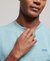 ORGANIC COTTON VINTAGE LOGO EMBROIDERED HENLEY TOP