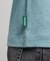 ORGANIC COTTON VINTAGE LOGO EMBROIDERED HENLEY TOP