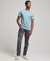 ORGANIC COTTON VINTAGE LOGO EMBROIDERED HENLEY TOP