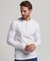 ORGANIC COTTON VINTAGE LOGO EMBROIDERED HENLEY TOP