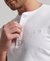 ORGANIC COTTON VINTAGE LOGO EMBROIDERED HENLEY TOP