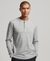 ORGANIC COTTON VINTAGE LOGO EMBROIDERED HENLEY TOP