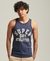 ORGANIC COTTON VINTAGE GYM ATHLETIC VEST