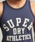 ORGANIC COTTON VINTAGE GYM ATHLETIC VEST