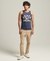 ORGANIC COTTON VINTAGE GYM ATHLETIC VEST