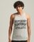 ORGANIC COTTON VINTAGE GYM ATHLETIC VEST