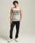 ORGANIC COTTON VINTAGE GYM ATHLETIC VEST